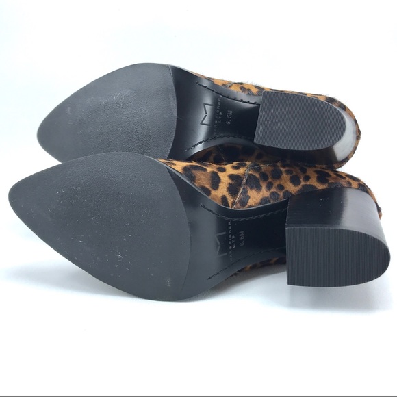 NWOT Marc Fisher Alva Leopard Genuine Leather Bootie - Picture 13 of 14